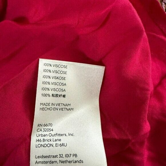 Free People floral print plunge mini dress with half sleeves size medium NWTs - Picture 6 of 12